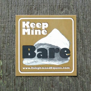 Keep Mine Bare Sticker - Front - 2048